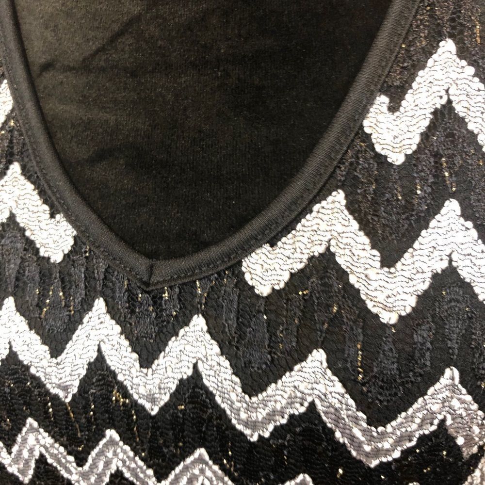Studio Y black & white dress size xl - Picture 7 of 11